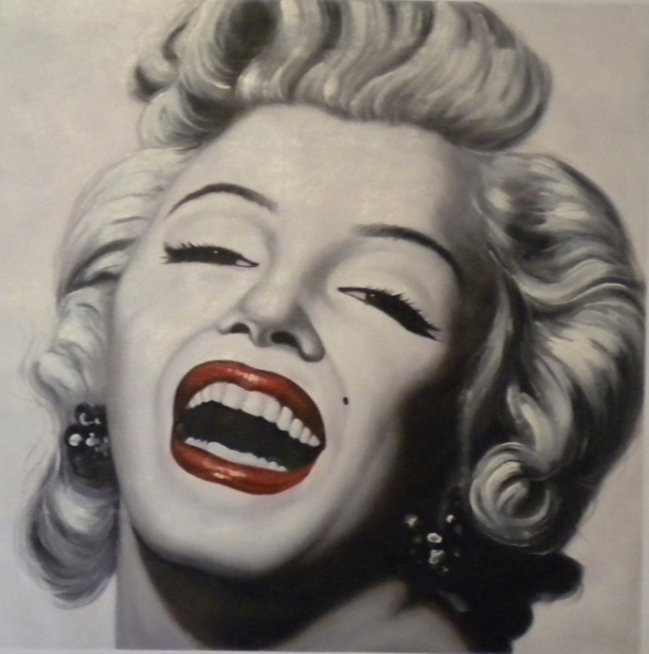 store falso d'autore Marylin Smile di Andy Warhol